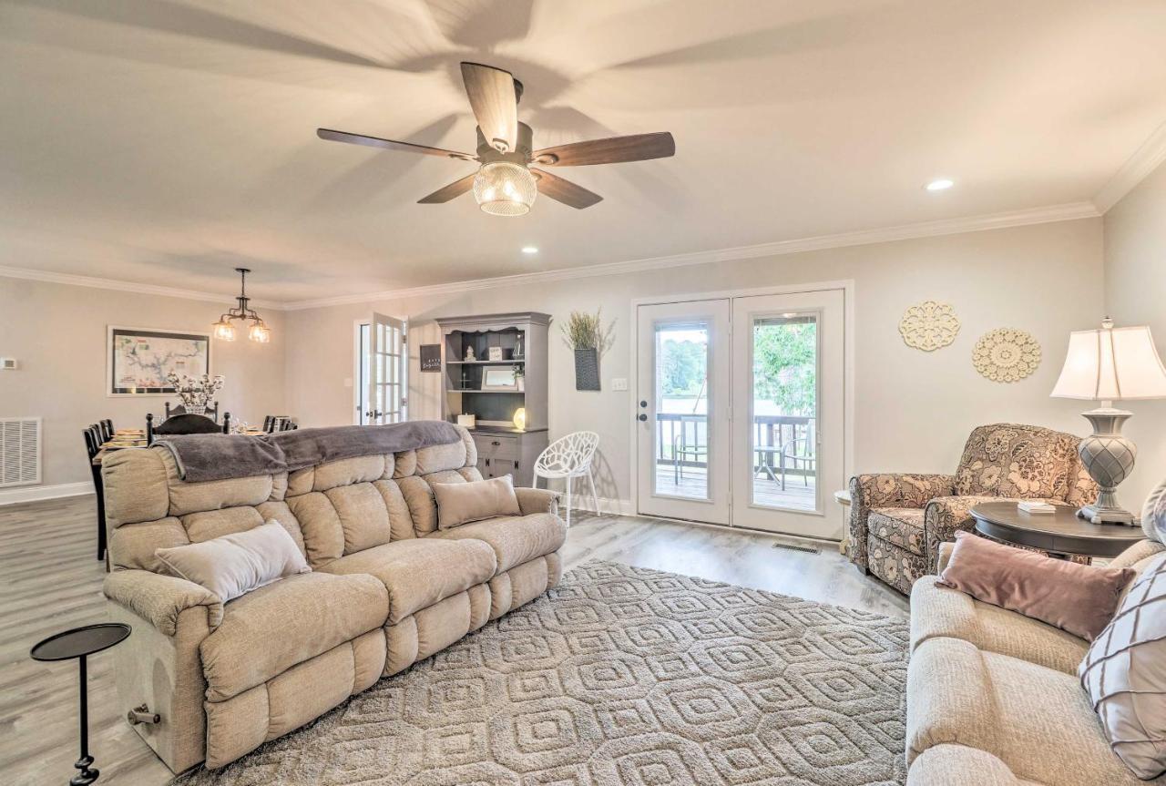 Waterfront Lake Sinclair Home With Boat Dock! Milledgeville Eksteriør bilde